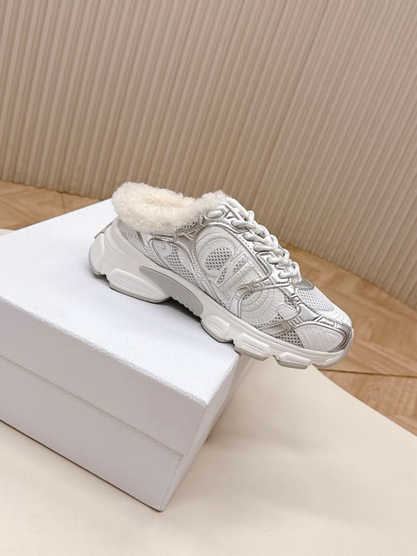 Кросівки Dior Chrono на хутрі зимові фото 7