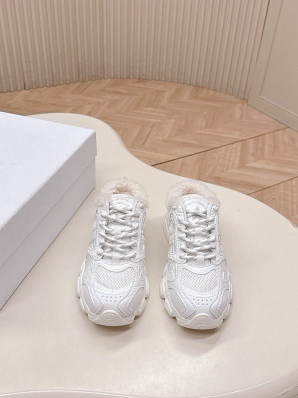 Кроссовки Dior Chrono на меху зимние фото 7