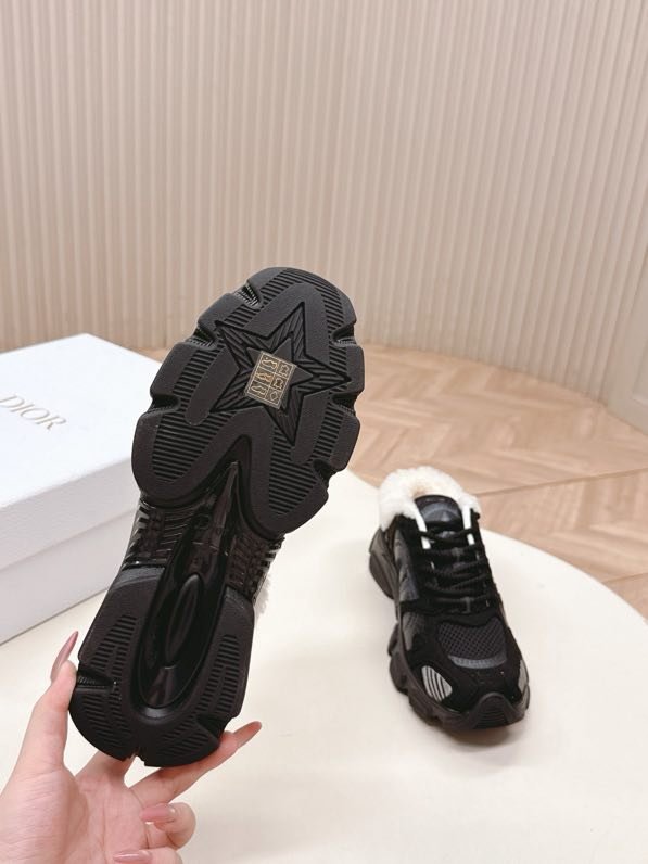 Кроссовки Dior Chrono на меху зимние фото 7