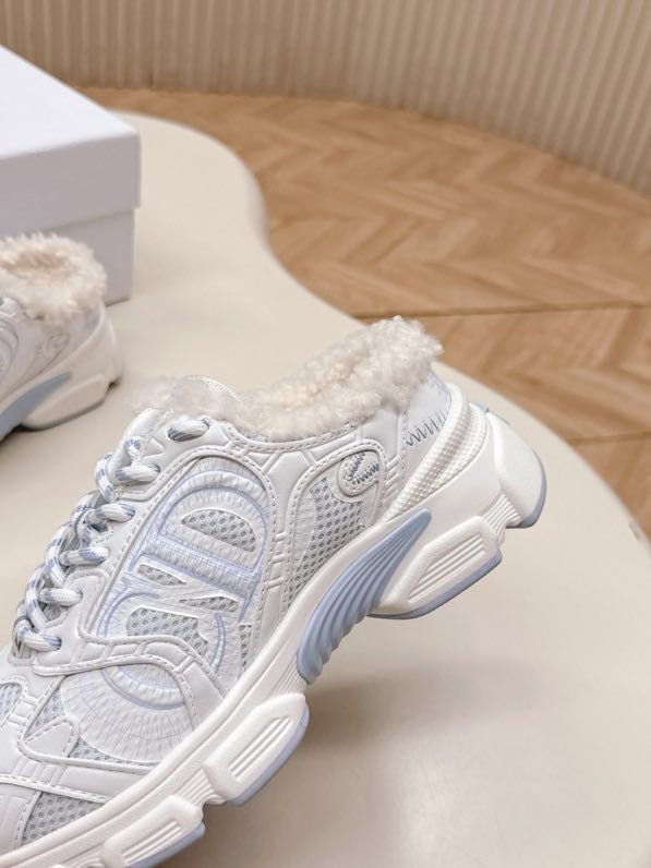 Кроссовки Dior Chrono на меху зимние фото 7