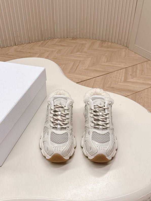 Кросівки Dior Chrono на хутрі зимові фото 7