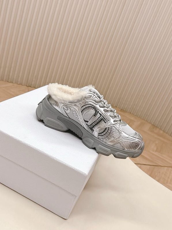 Кроссовки Dior Chrono на меху зимние фото 8