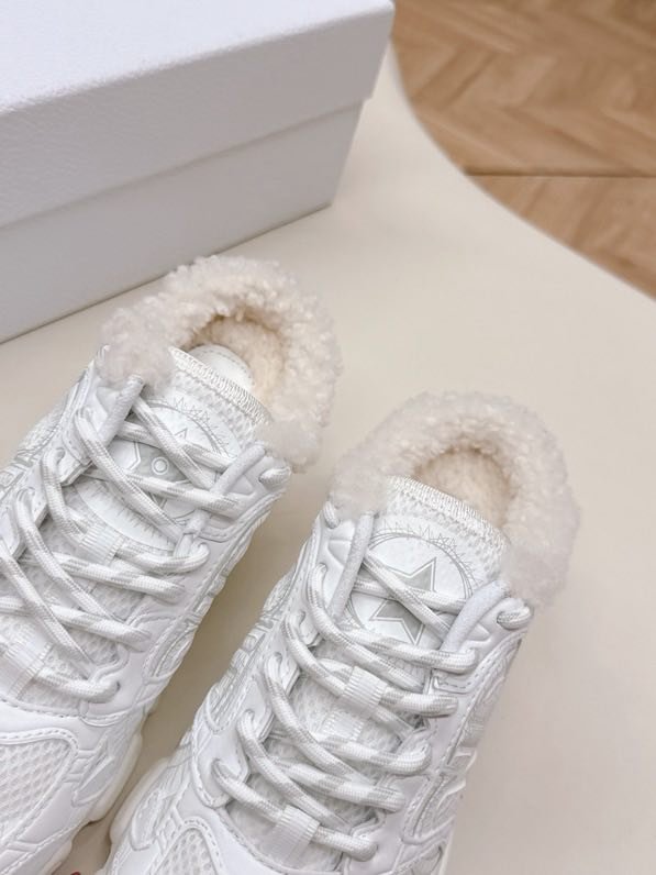 Кроссовки Dior Chrono на меху зимние фото 9