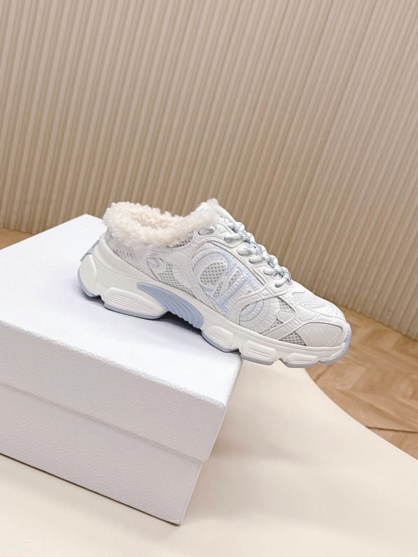 Кроссовки Dior Chrono на меху зимние фото 9