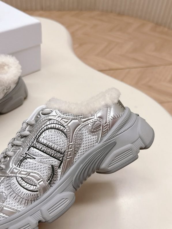 Кроссовки Dior Chrono на меху зимние фото 9