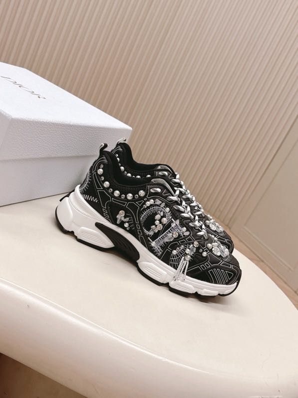 Кроссовки Dior Chrono со стразами фото 2