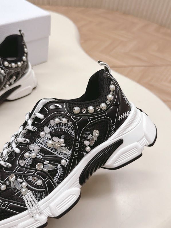 Кроссовки Dior Chrono со стразами фото 7