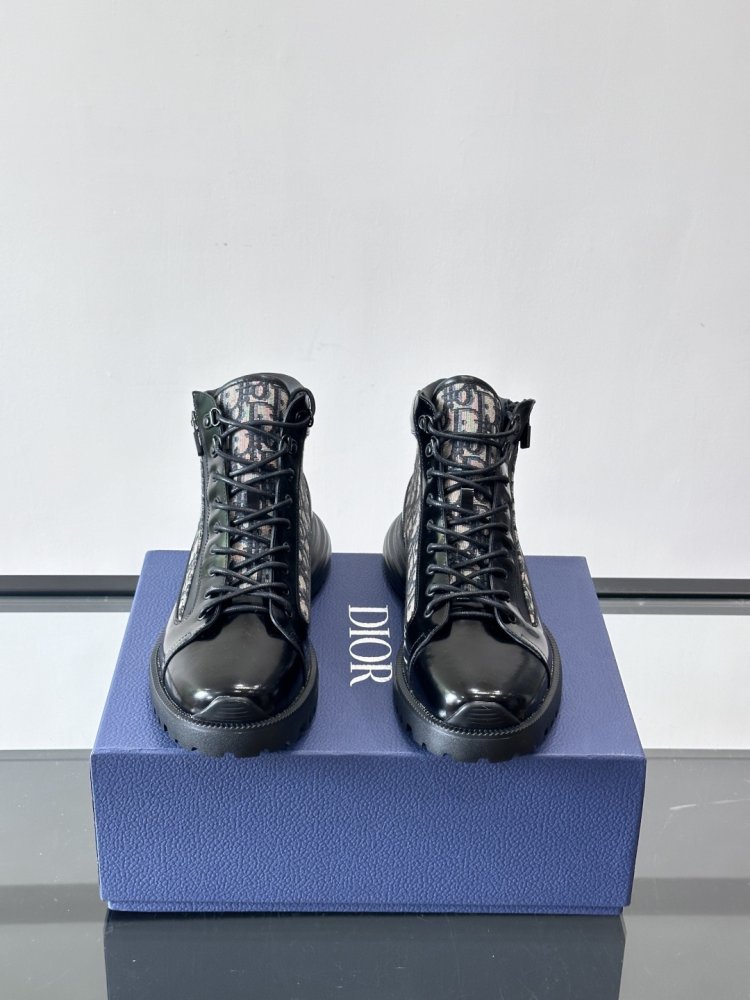 Sneakers Dior Combat Oblique High-Top фото 2