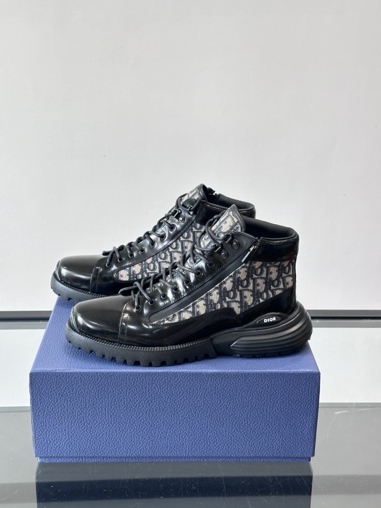 Sneakers Dior Combat Oblique High-Top фото 3