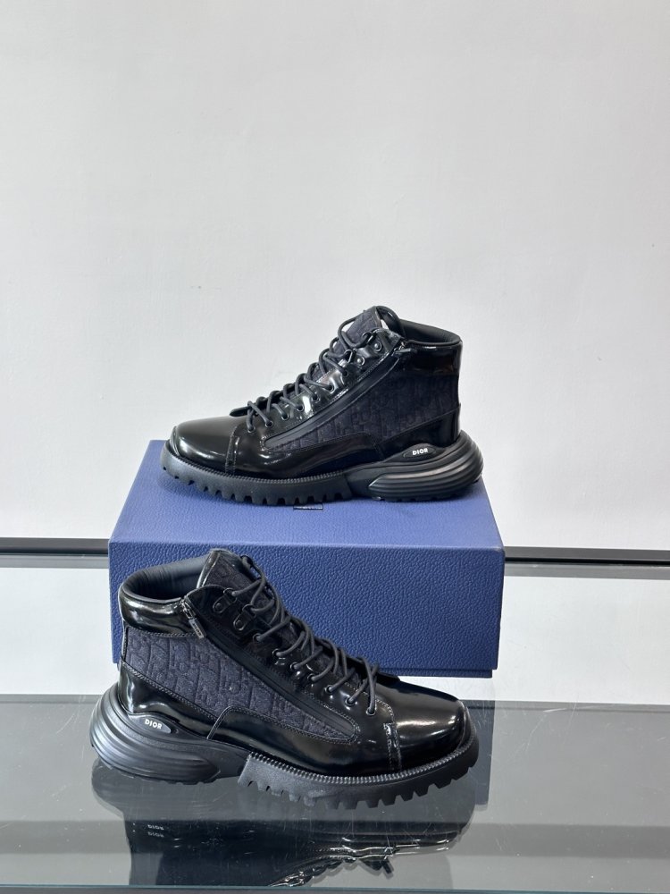 Sneakers Dior Combat Oblique High-Top фото 4