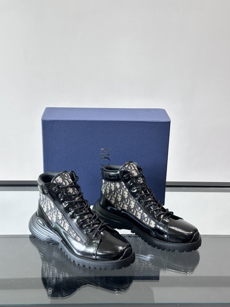 Sneakers Dior Combat Oblique High-Top фото 5