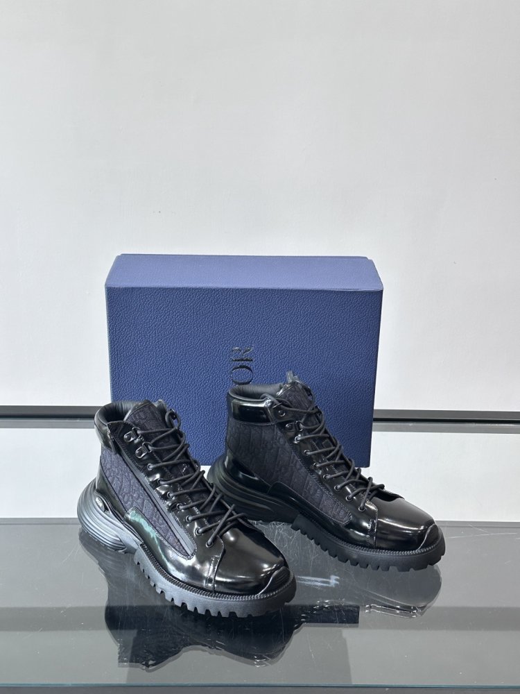 Sneakers Dior Combat Oblique High-Top фото 5