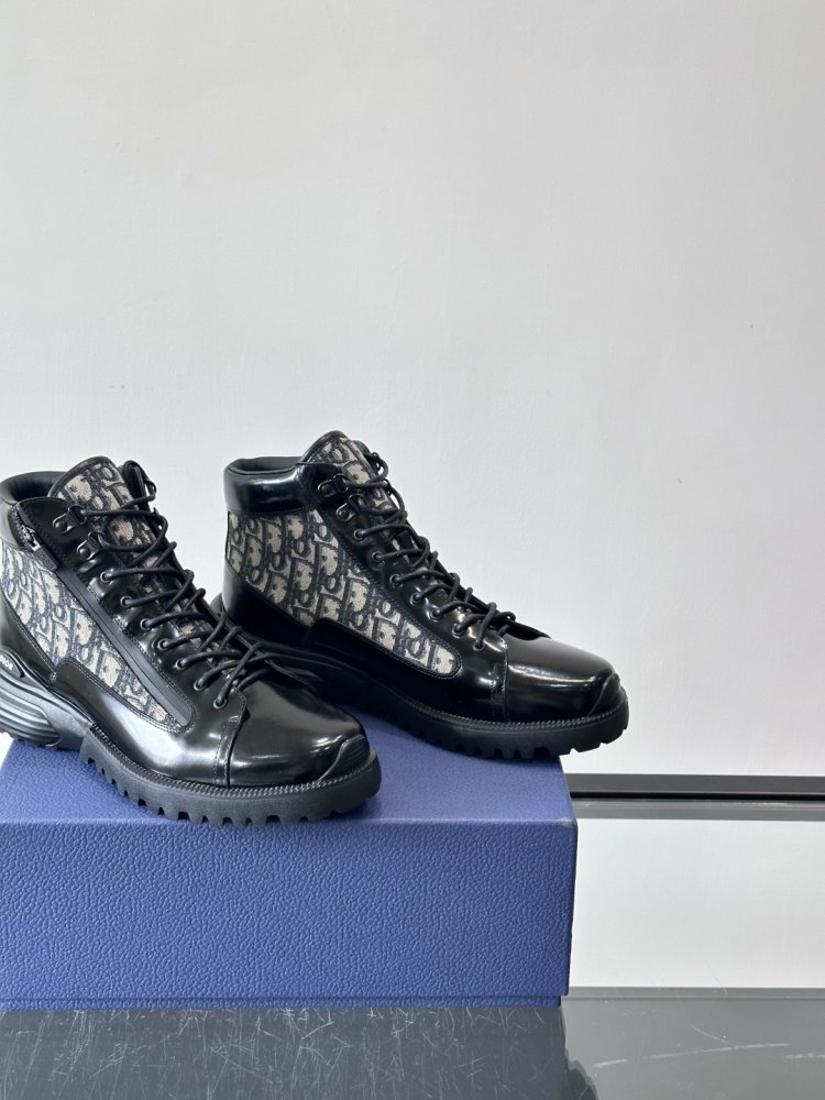 Sneakers Dior Combat Oblique High-Top фото 7