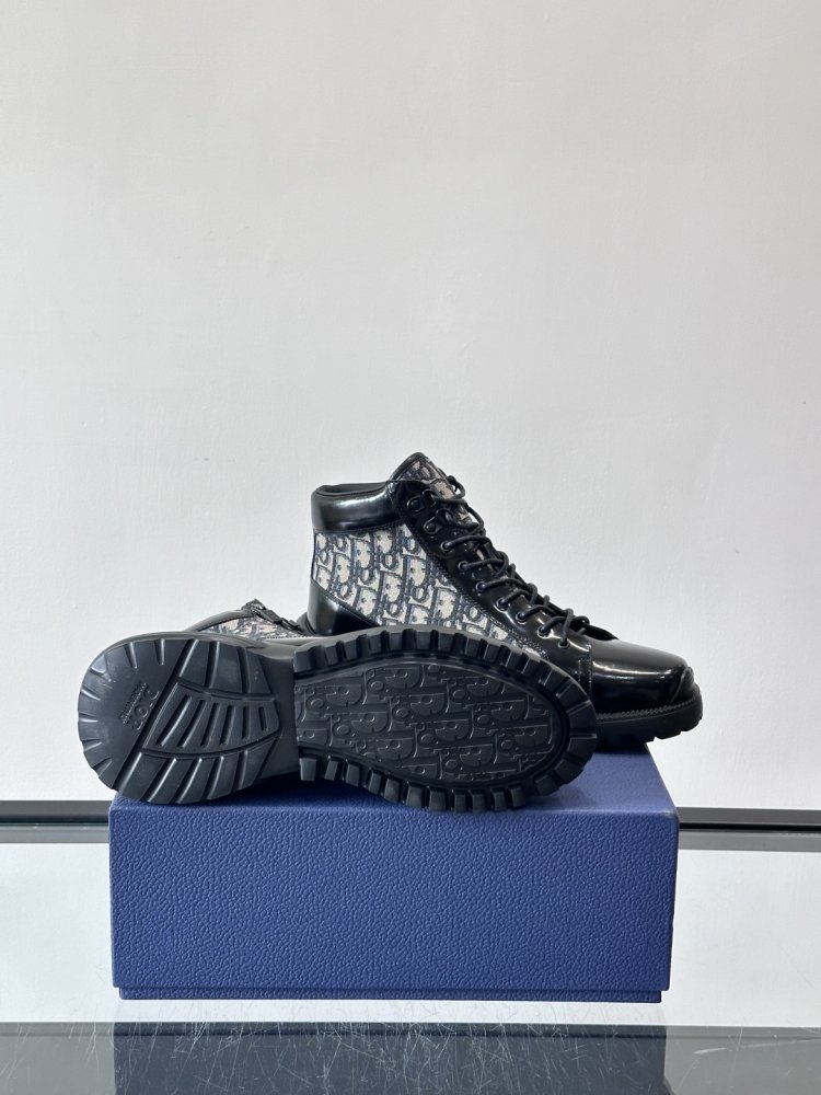 Sneakers Dior Combat Oblique High-Top фото 9