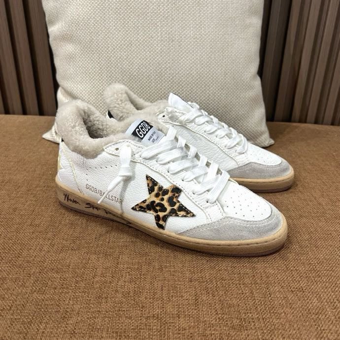 Кросівки Golden Goose на хутрі