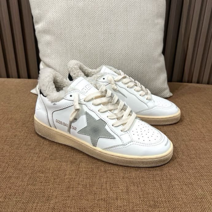 Кросівки Golden Goose на хутрі