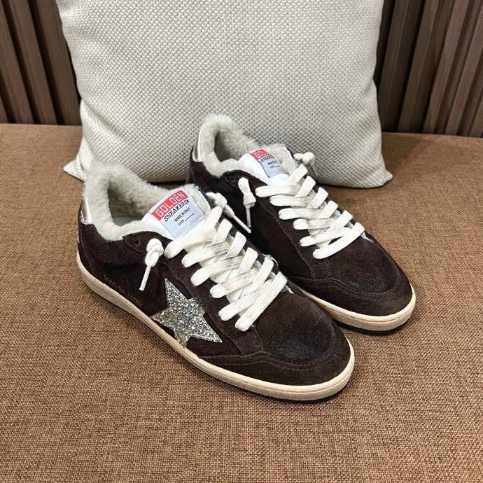 Кросівки Golden Goose на хутрі