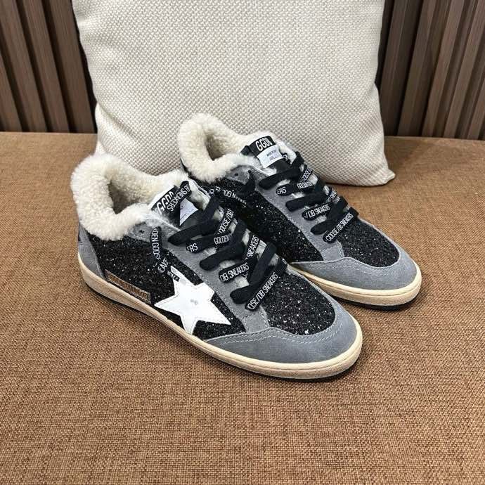 Кросівки Golden Goose на хутрі