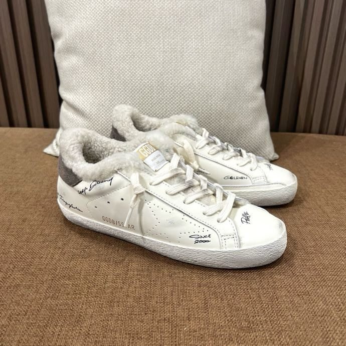 Кросівки Golden Goose на хутрі