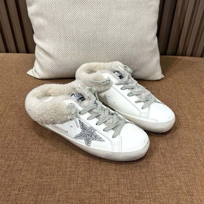 Кросівки Golden Goose на хутрі