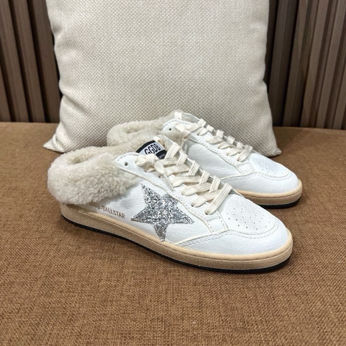 Кросівки Golden Goose на хутрі