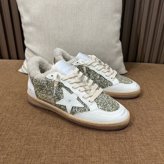 Кросівки Golden Goose на хутрі