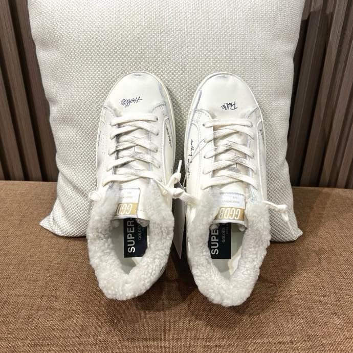 Кросівки Golden Goose на хутрі фото 2