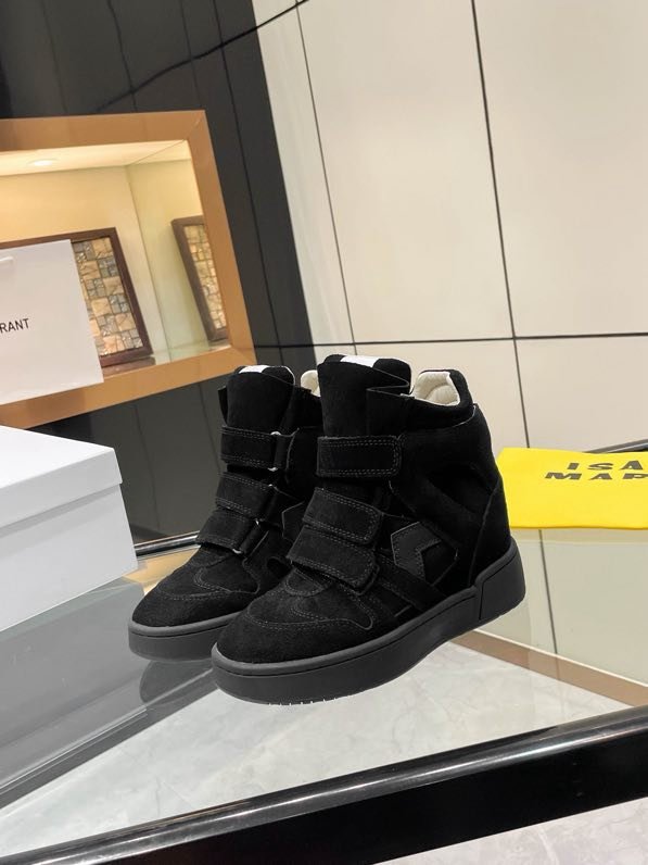 Кроссовки кожаные на танкетке фото 2