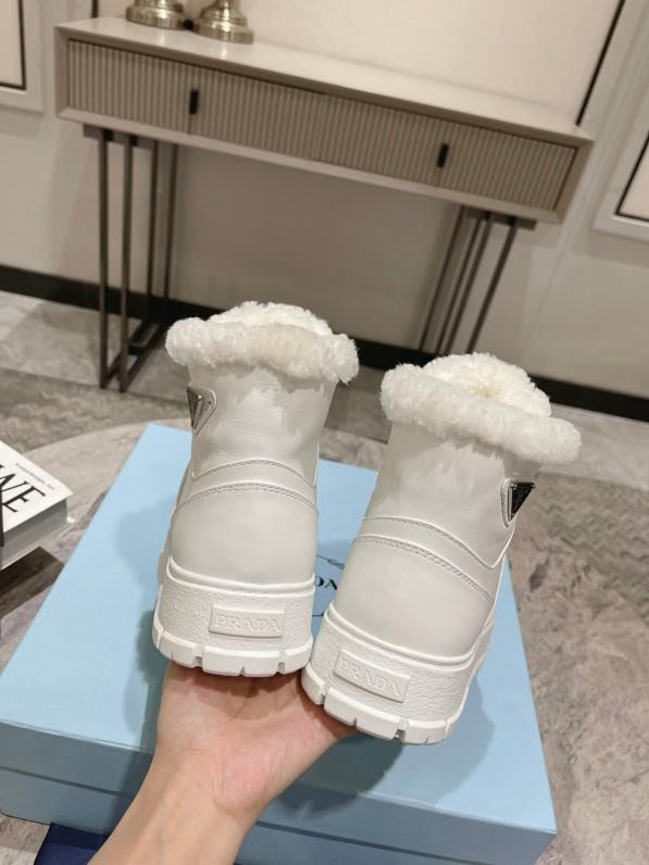 Кроссовки кожаные женские на меху фото 5