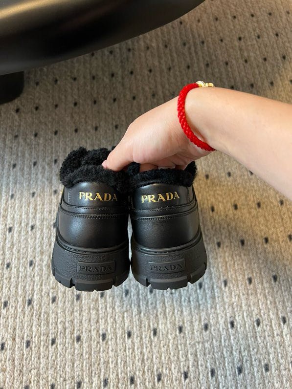 Кроссовки кожаные зимние на меху фото 7