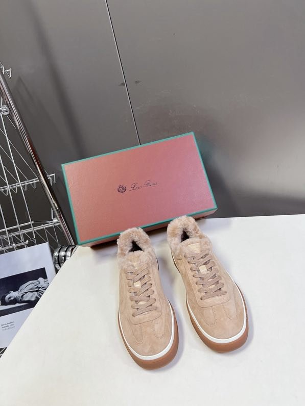 Кроссовки Loro Piana Tennis Walk на меху фото 2