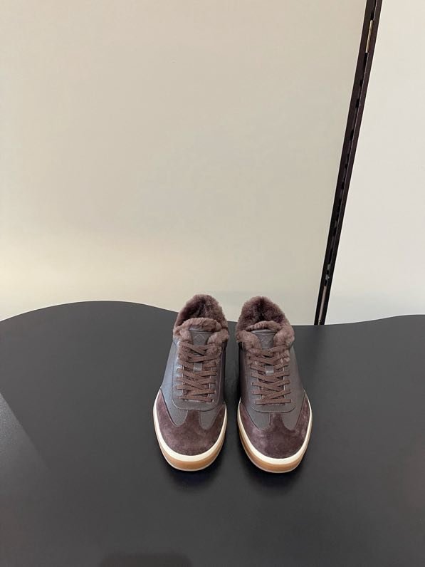 Кроссовки Loro Piana Tennis Walk на меху фото 2