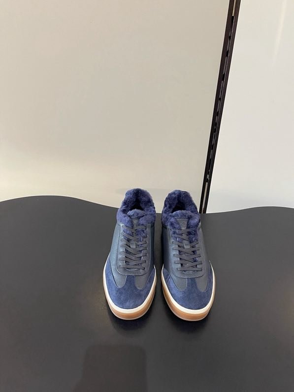 Кроссовки Loro Piana Tennis Walk на меху фото 2