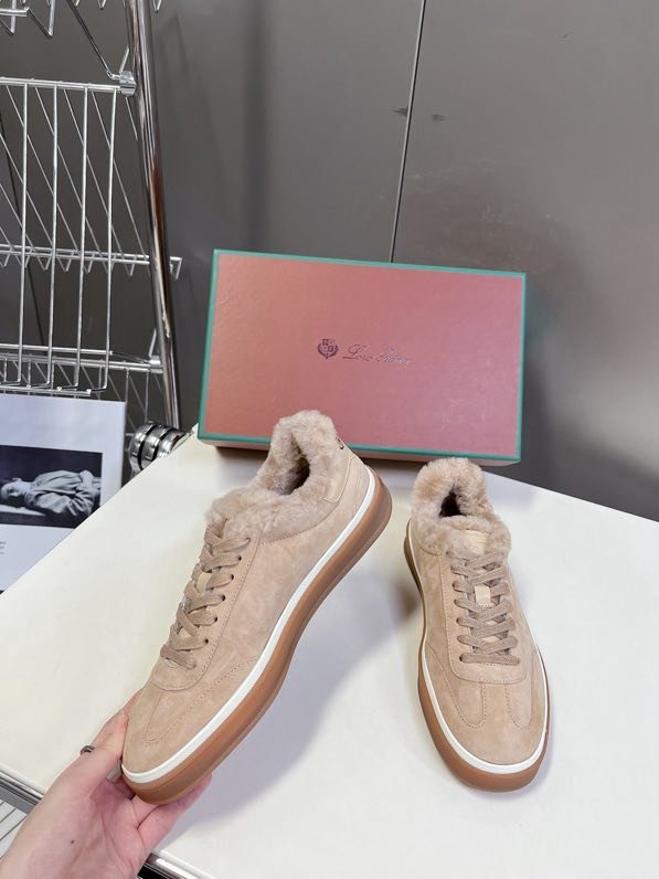 Кроссовки Loro Piana Tennis Walk на меху фото 3