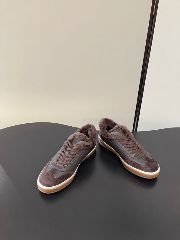 Кроссовки Loro Piana Tennis Walk на меху фото 3