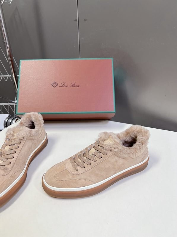Кроссовки Loro Piana Tennis Walk на меху фото 4