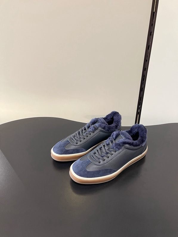 Кроссовки Loro Piana Tennis Walk на меху фото 4