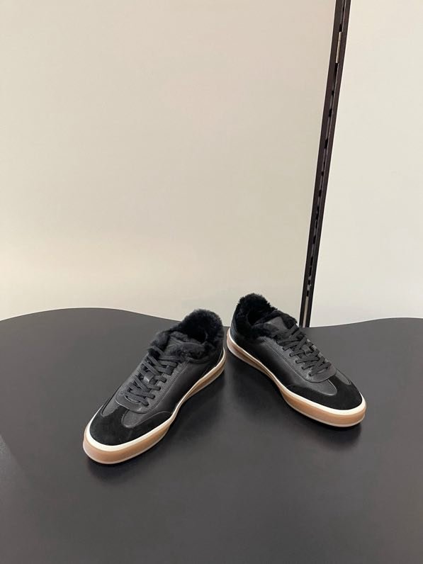 Кроссовки Loro Piana Tennis Walk на меху фото 5