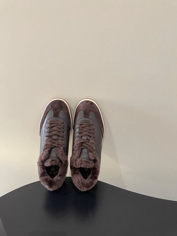 Кроссовки Loro Piana Tennis Walk на меху фото 5