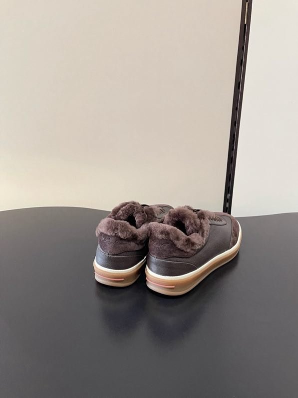 Кроссовки Loro Piana Tennis Walk на меху фото 6