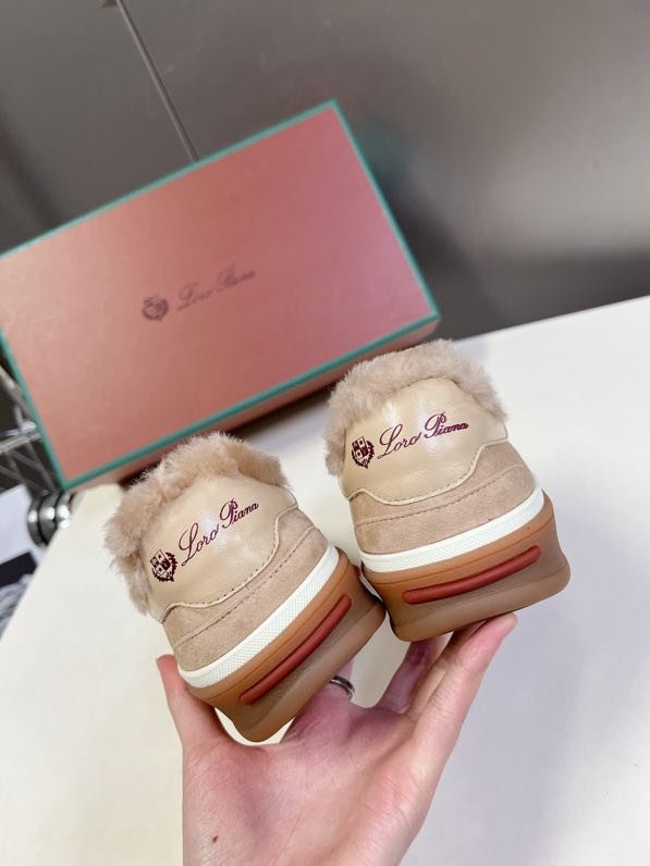 Кроссовки Loro Piana Tennis Walk на меху фото 7