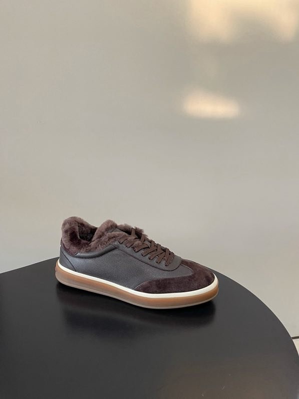 Кроссовки Loro Piana Tennis Walk на меху фото 8