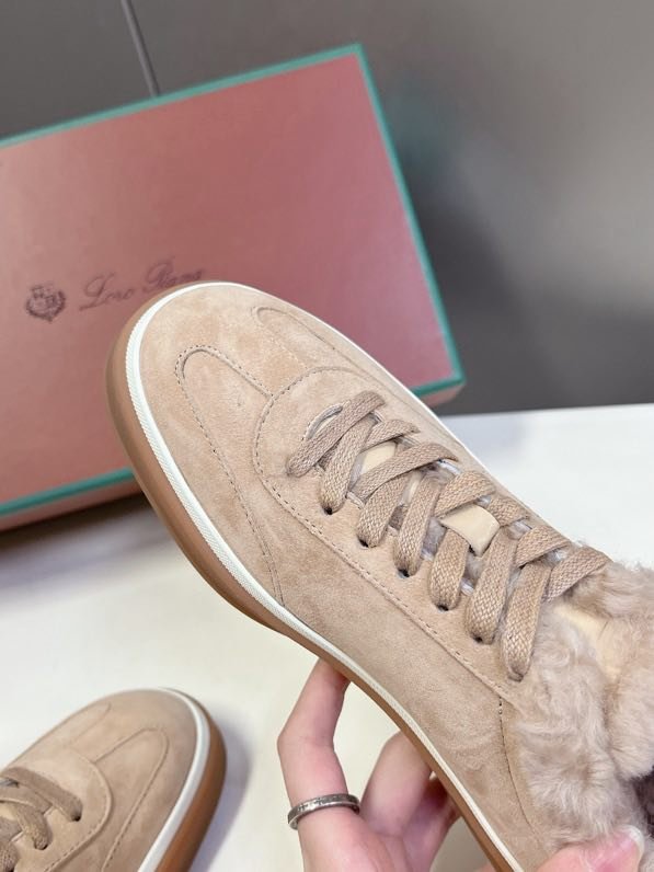 Кроссовки Loro Piana Tennis Walk на меху фото 9