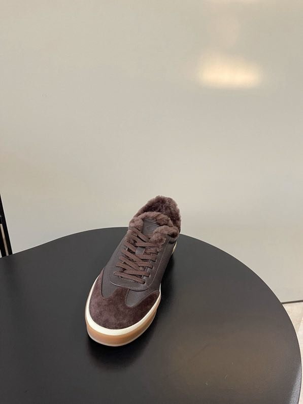 Кроссовки Loro Piana Tennis Walk на меху фото 9