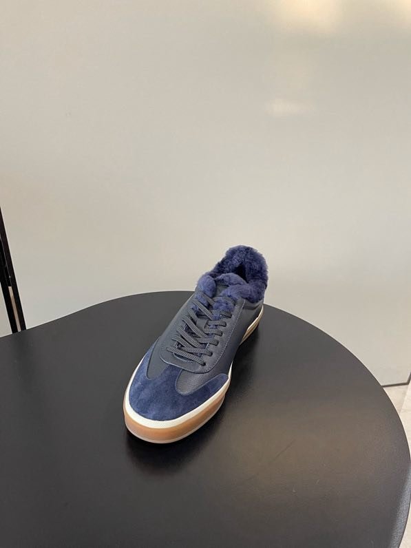 Кроссовки Loro Piana Tennis Walk на меху фото 9