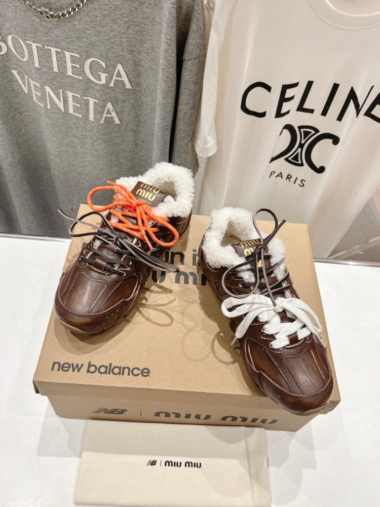 Кроссовки Miu Miu x New Balance на меху фото 2