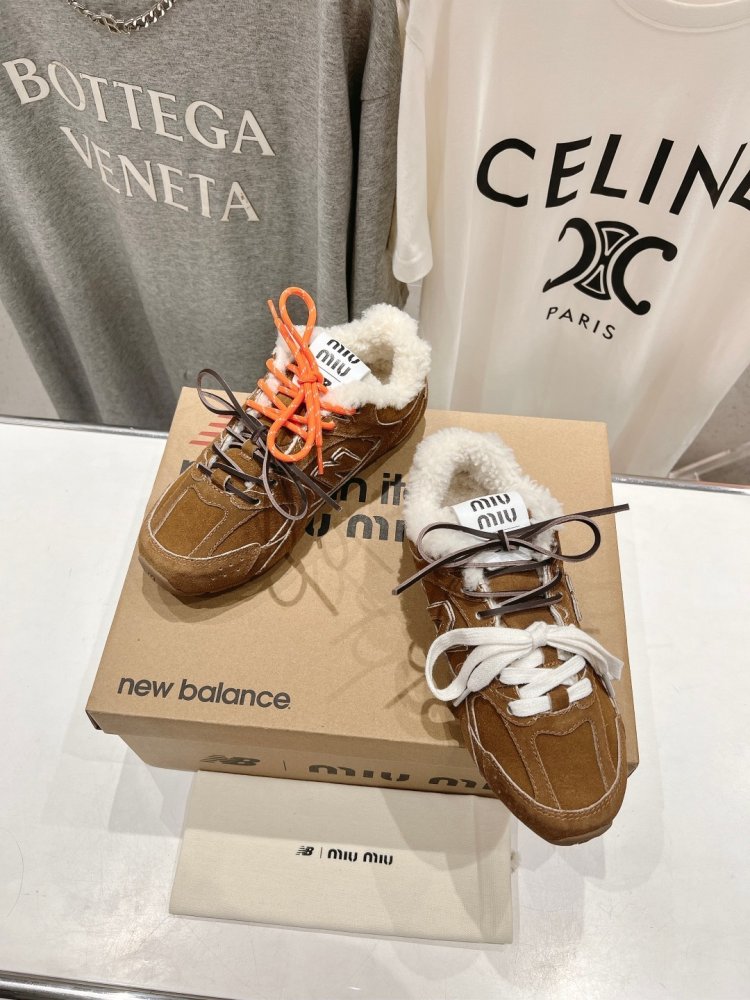 Кроссовки Miu Miu x New Balance на меху фото 2