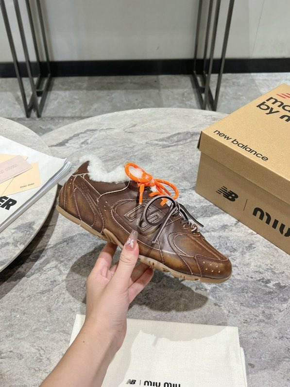 Кроссовки Miu Miu x New Balance на меху фото 3