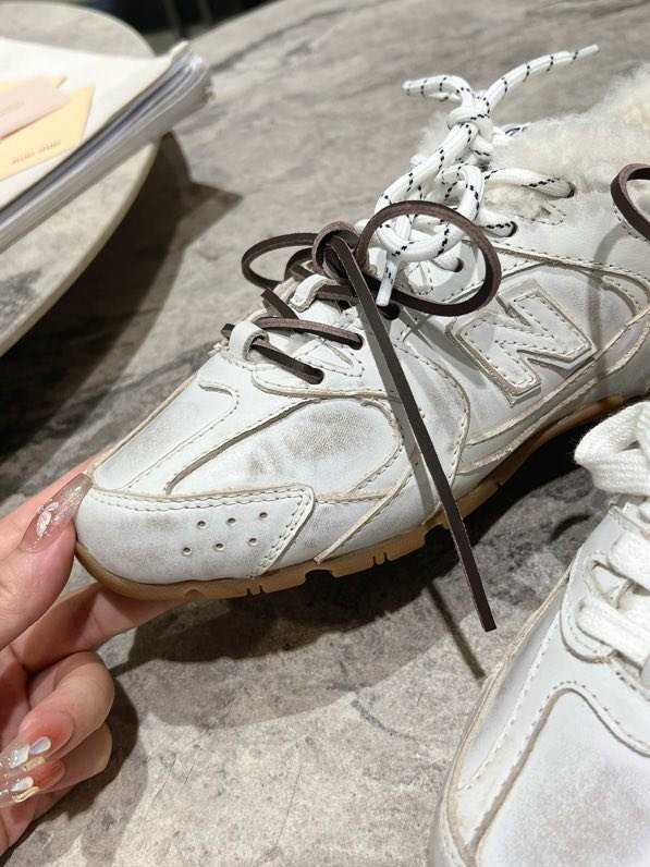 Кроссовки Miu Miu x New Balance на меху фото 3