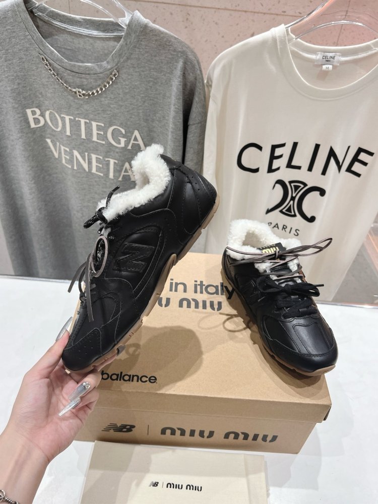 Кроссовки Miu Miu x New Balance на меху фото 3